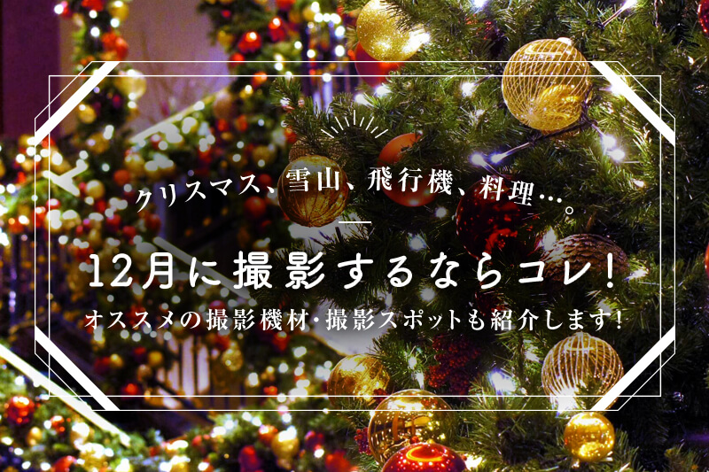 12月の写真撮影にオススメな被写体10選（撮影イベントも紹介します！）