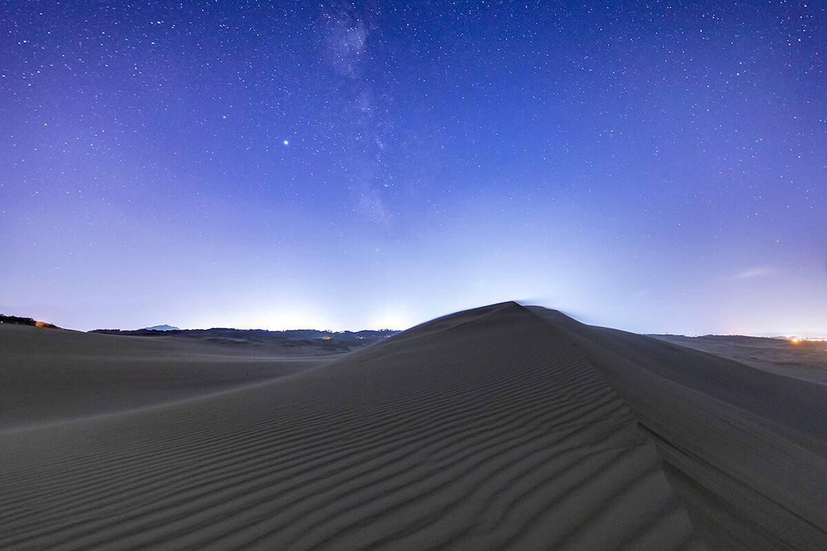鳥取砂丘の星空