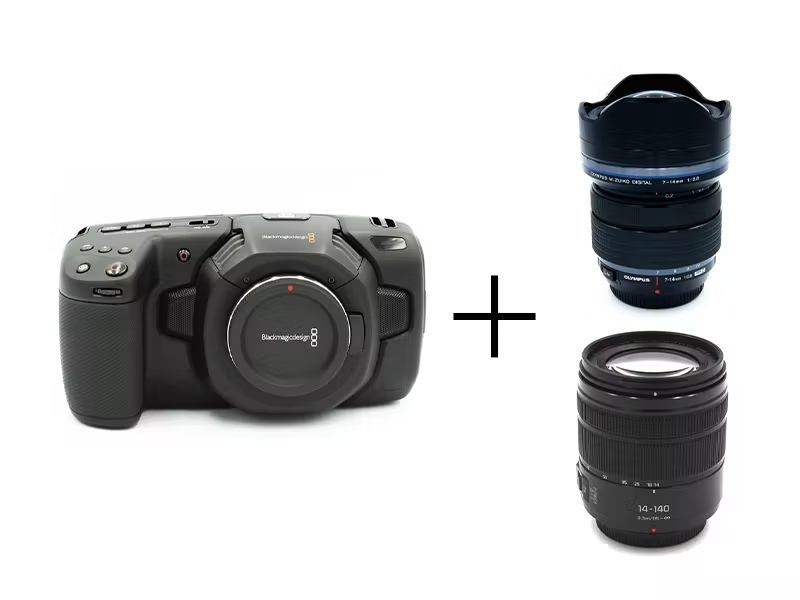 BMPCC4K + 7-14mm F2.8 PRO + 14-140mm F3.5-5.6