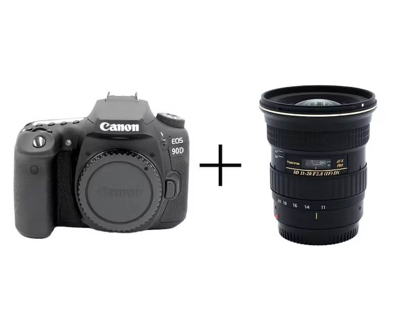 EOS 90D ボディ + AT-X 11-20 PRO DX CAF