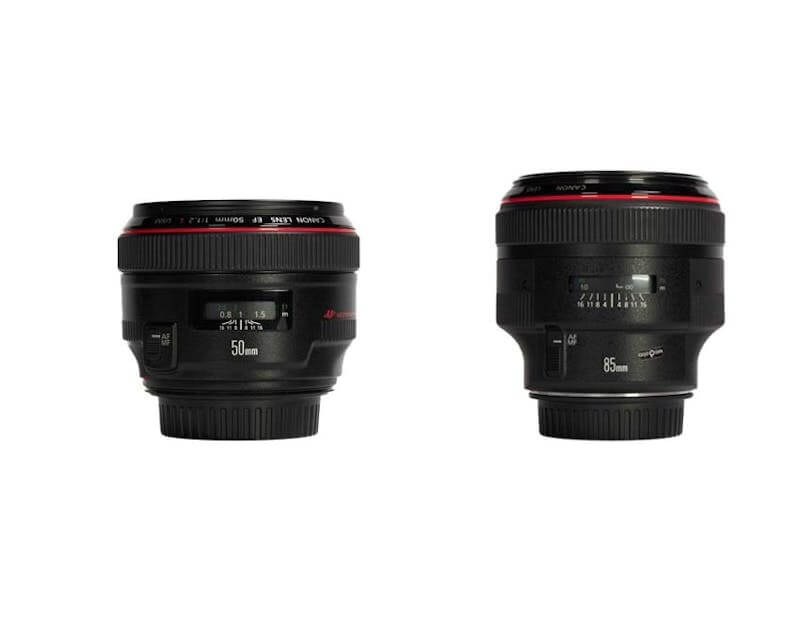 EF50mm F1.2L USM + EF85mm