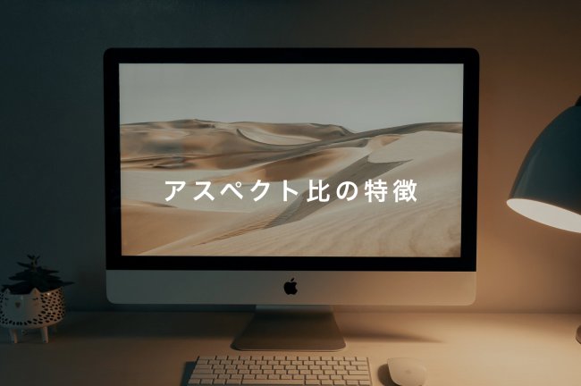 写真・動画のアスペクト比（縦横比）の特徴
