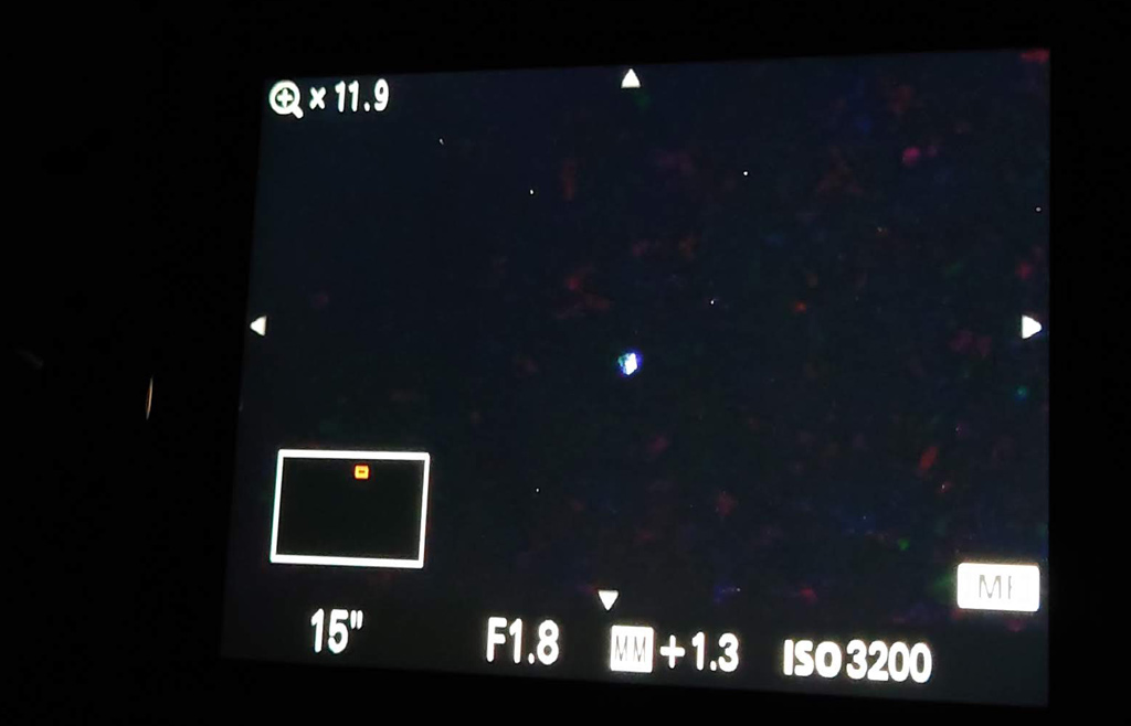 星のピント合わせ