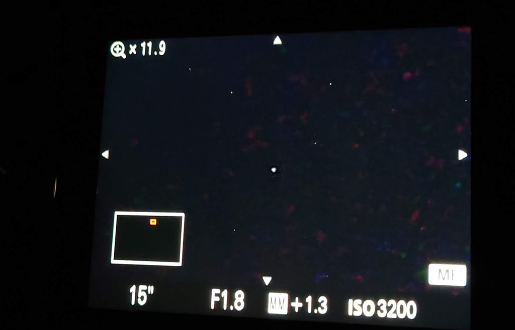 星のピント合わせ