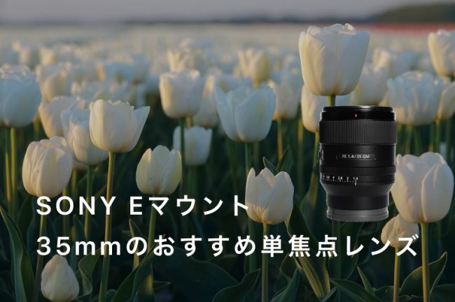 SONY（ソニー）Eマウントの35mm単焦点レンズおすすめ11選！初心者向けから上級者向けまで徹底解説【2026年最新】