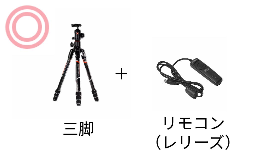 三脚とレリーズ