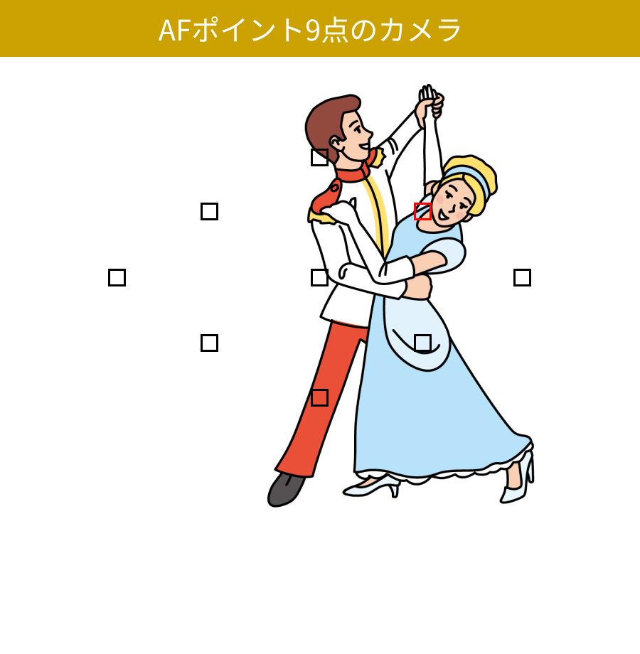 9点のAF