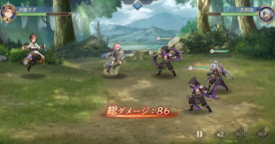 オリエント・アルカディアゲーム画面