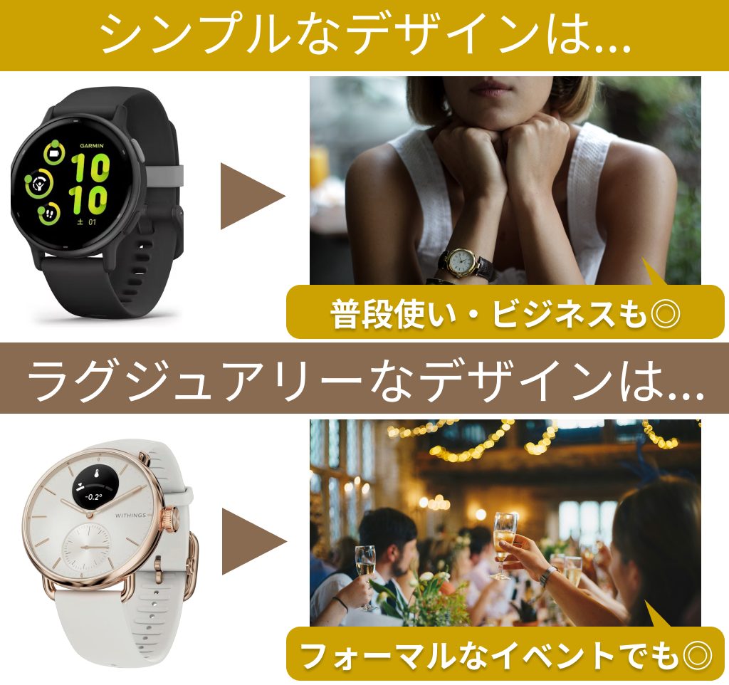 シンプル？ラグジュアリー？好みの見た目で選ぼう