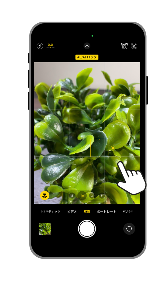 手順4.ピントと露出を調整する