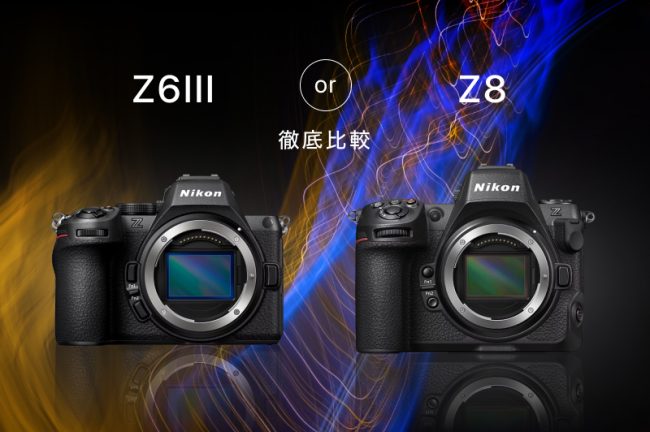 Z6IIIとZ8を徹底比較！失敗しない買い換えのポイントも解説