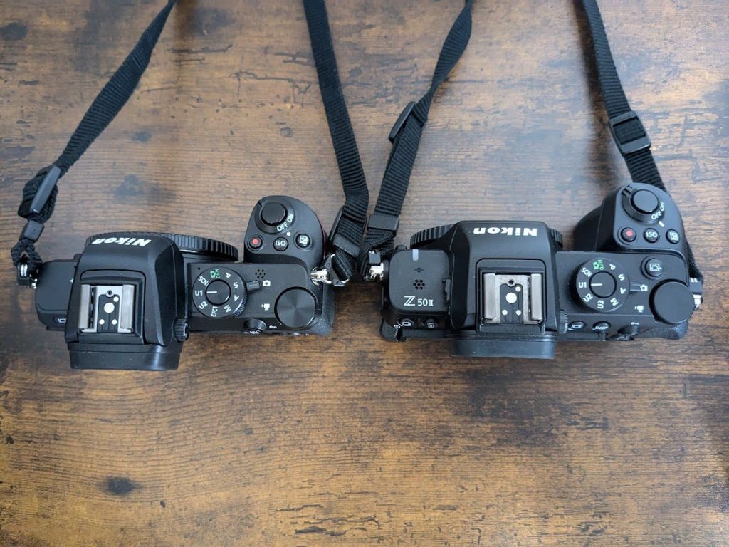 Z50とZ50IIの上部