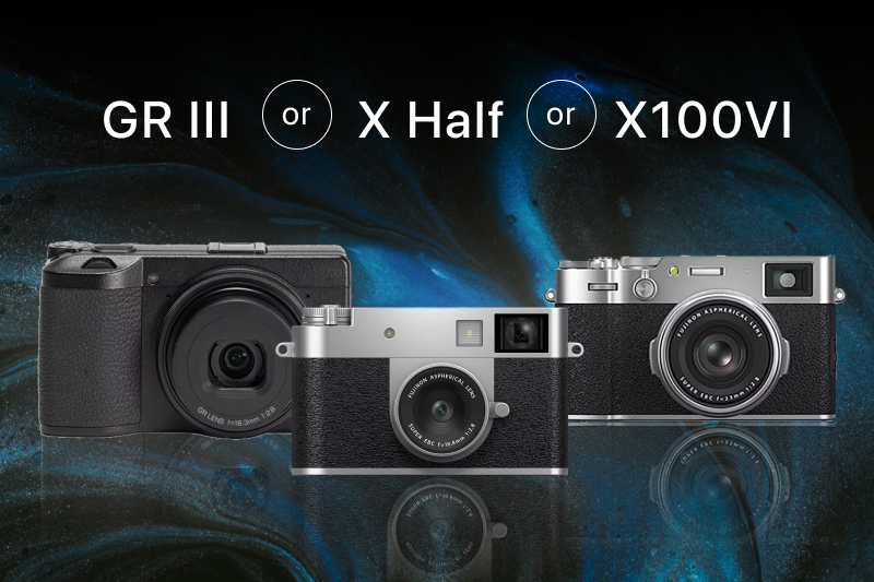 2025年最新】FUJIFILM X half（X-HF1）を徹底比較！GR III