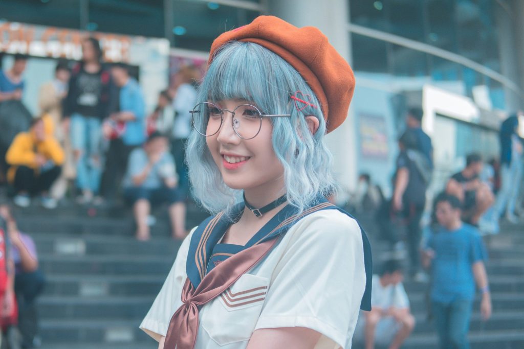 単焦点レンズで撮影したコスプレイヤー