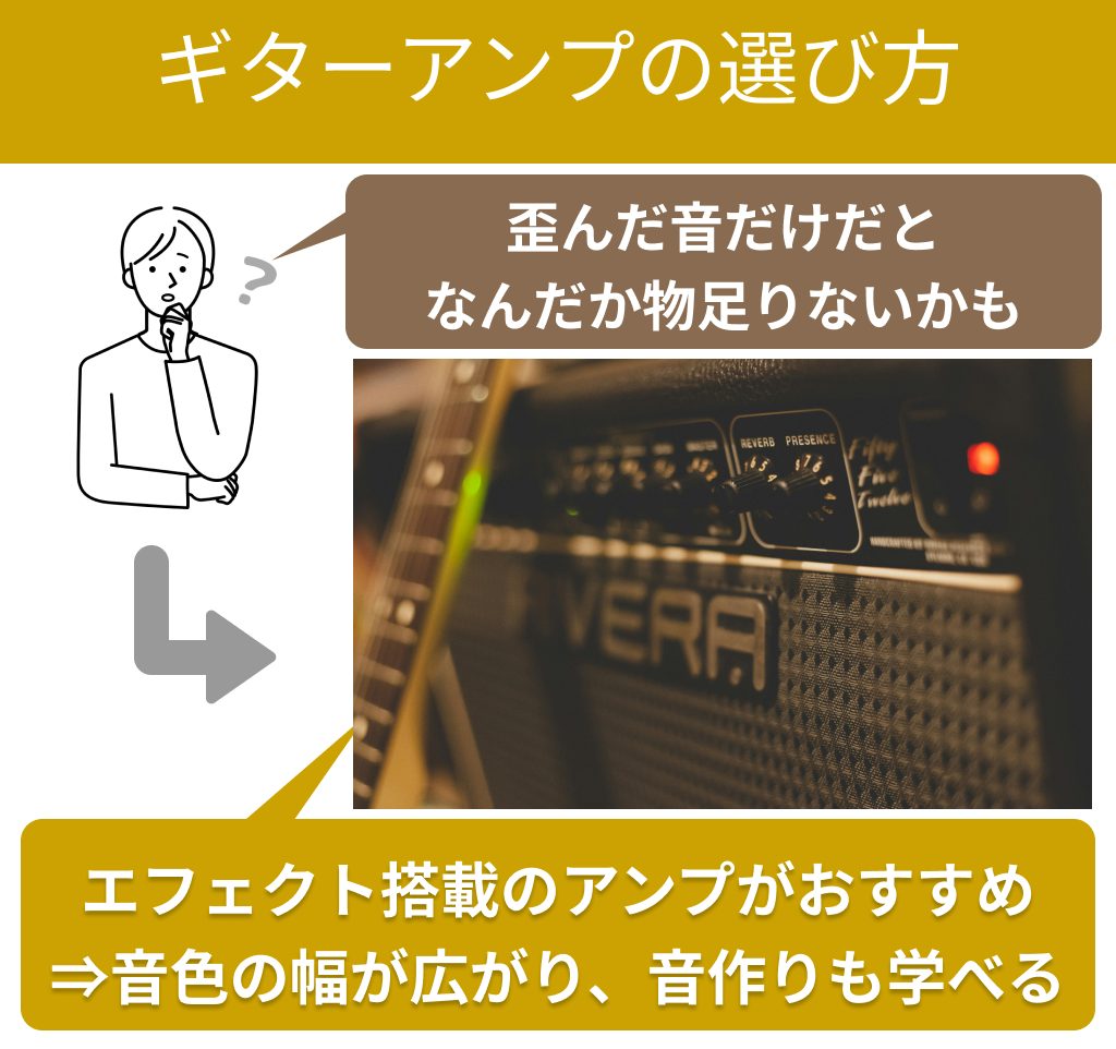 練習や楽しさの幅を広げるなら「エフェクター搭載モデル」