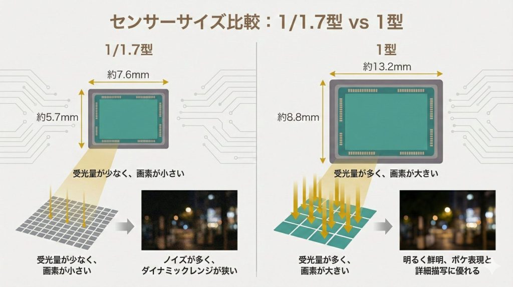 センサーサイズの違い