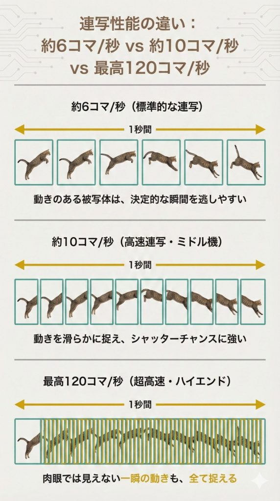 連写性能の違い