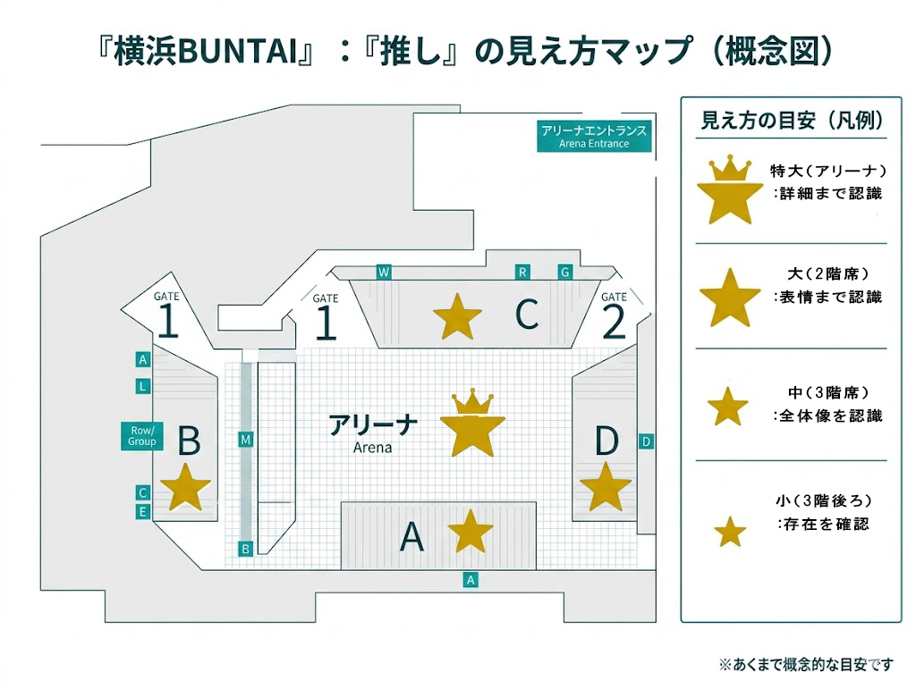 【横浜BUNTAI】座席からの見え方をチェックして推し活を楽しむコツ