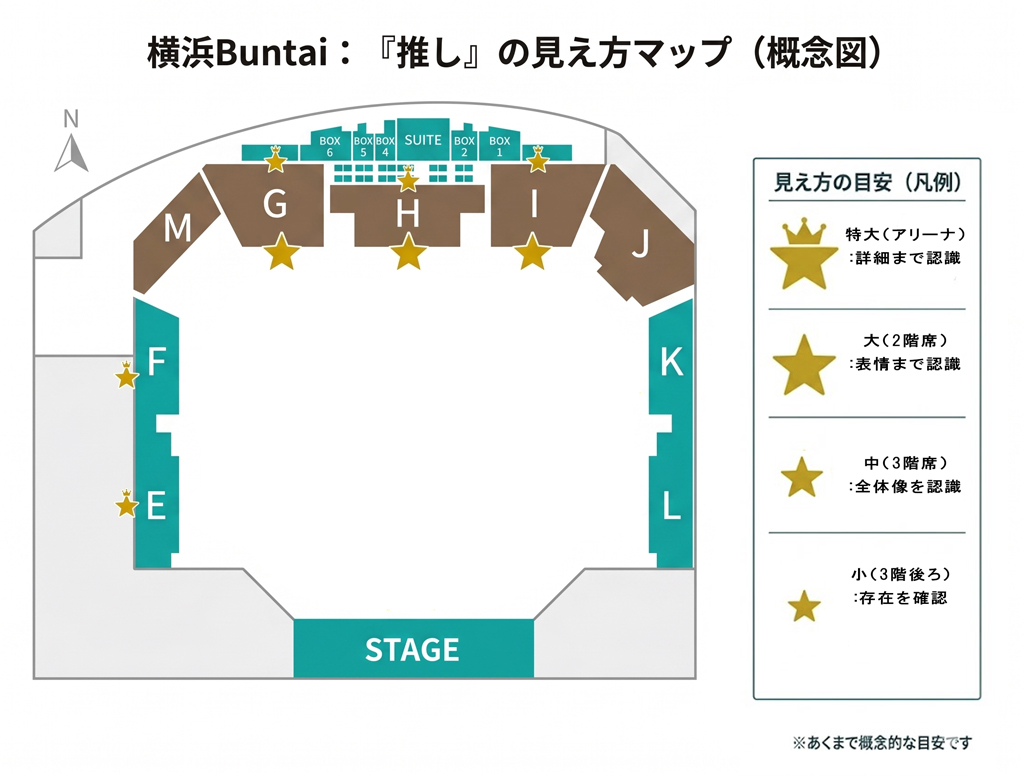 【横浜BUNTAI】座席からの見え方をチェックして推し活を楽しむコツ