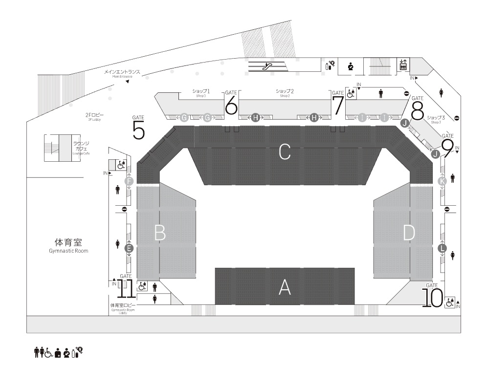 横浜BUNTAI座席2F