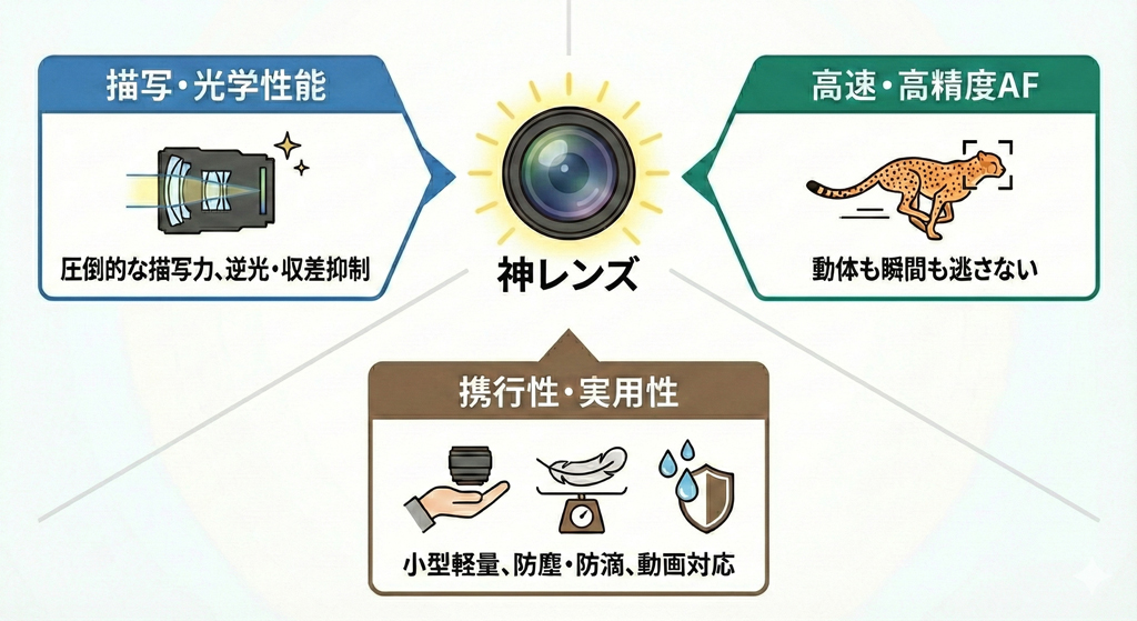 神レンズとは