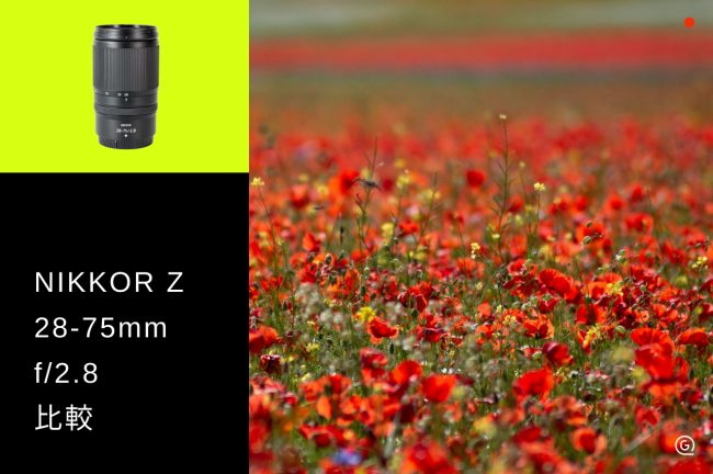 NIKKOR Z 28-75mm f/2.8とタムロン28-75mm G2の違いを比較