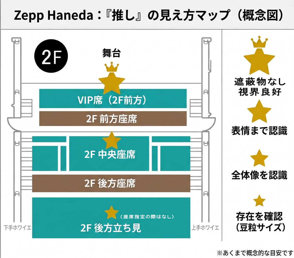 Zepp Haneda座席