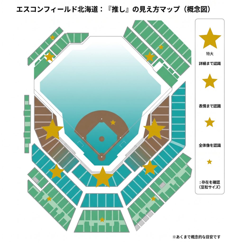 エスコンフィールド北海道見え方