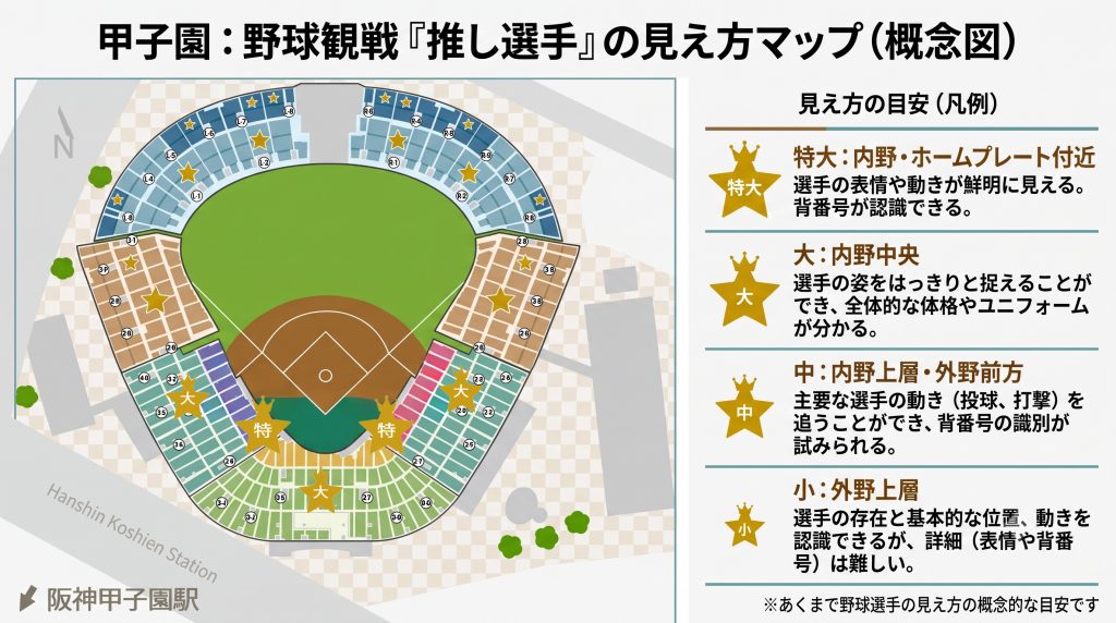甲子園球場見え方